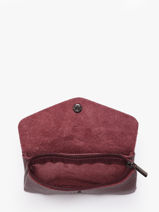 Portemonnee Leder Milano Rood caviar CA23113-vue-porte